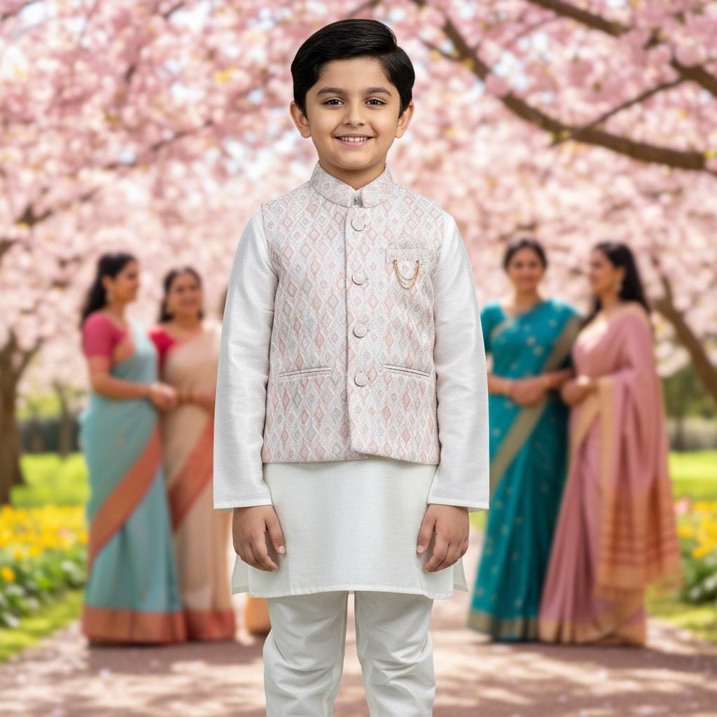 Waitcoat Kurta 3 Piece Set