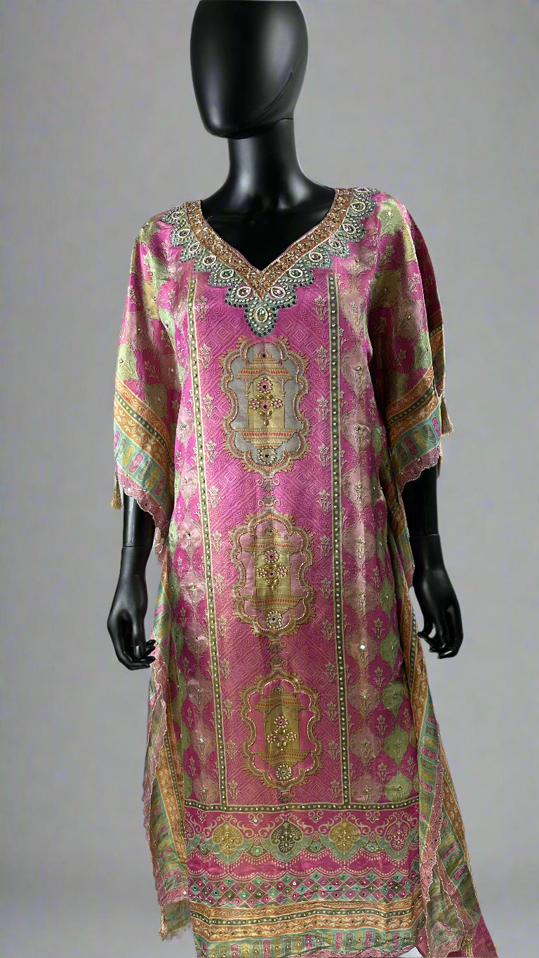 Pink Kaftan 2 Piece set