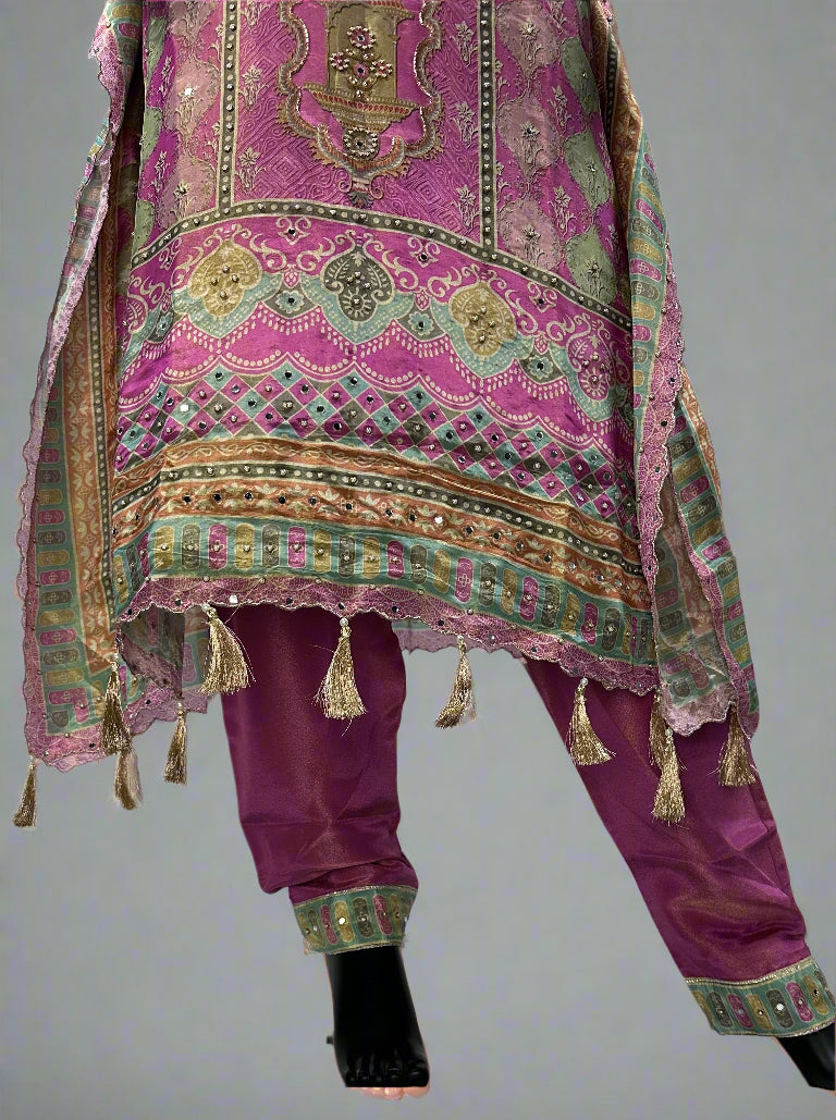 Pink Kaftan 2 Piece set