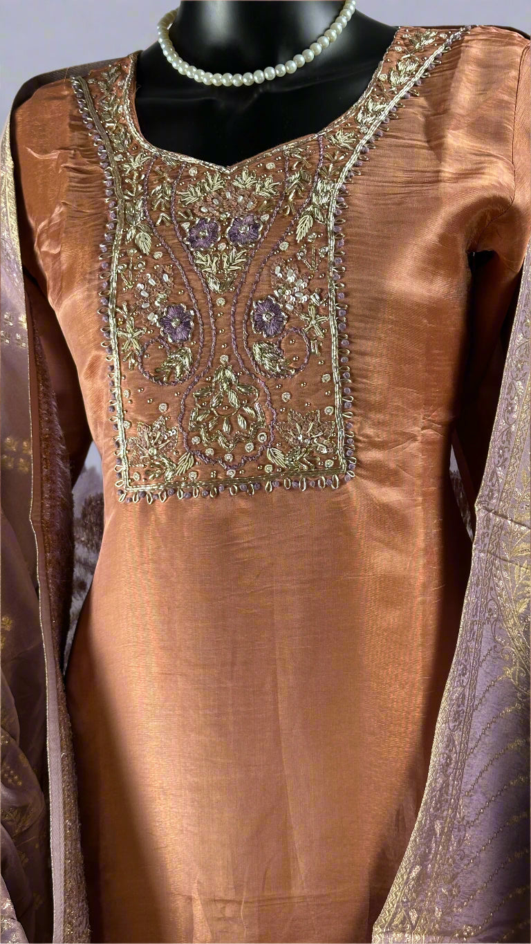 Brown Straight Cut Suit