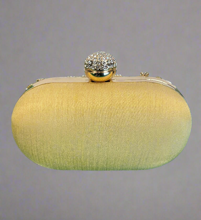 Pearl, Zardozi Work Clutch