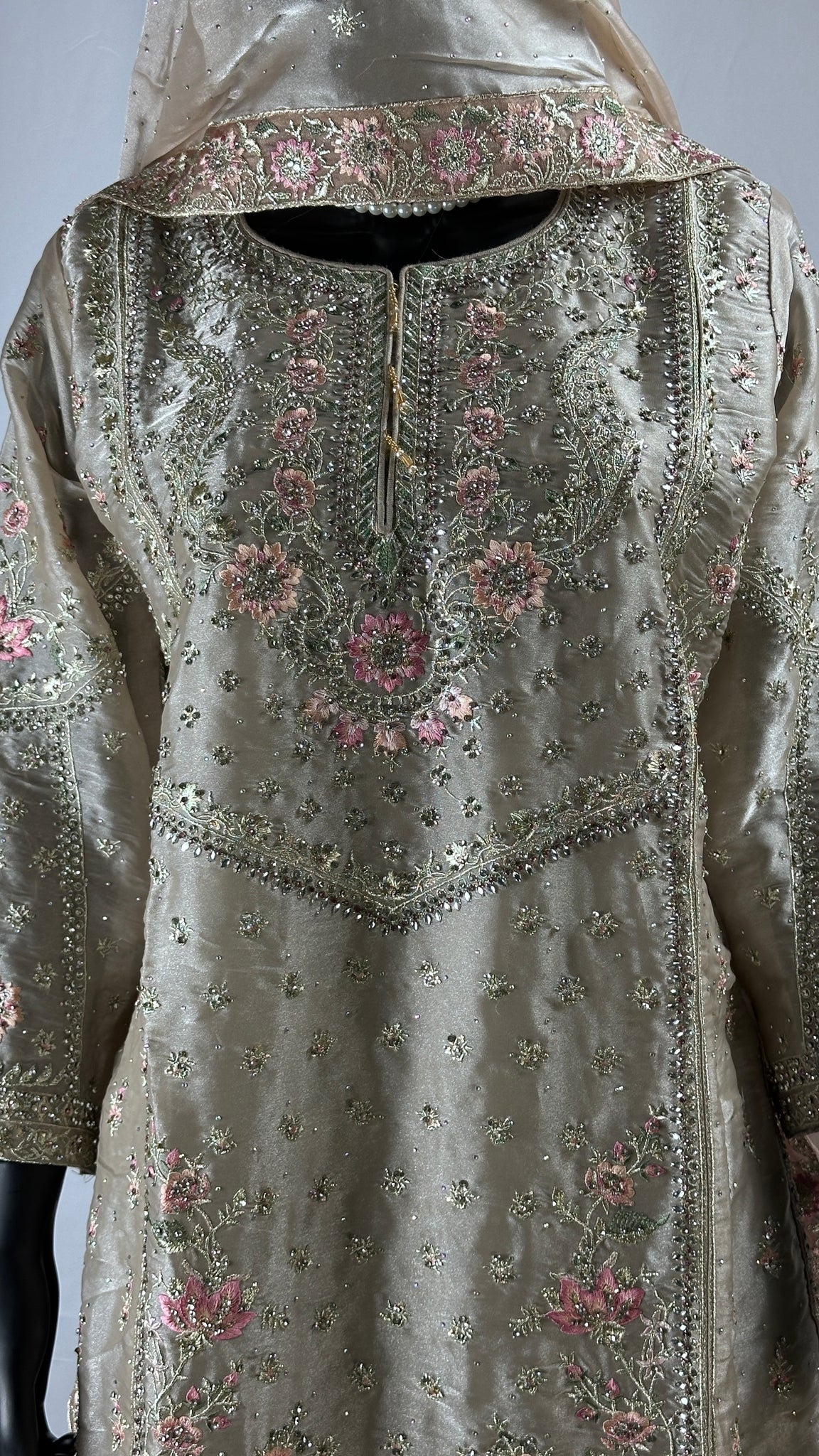 Golden Brown Gharara