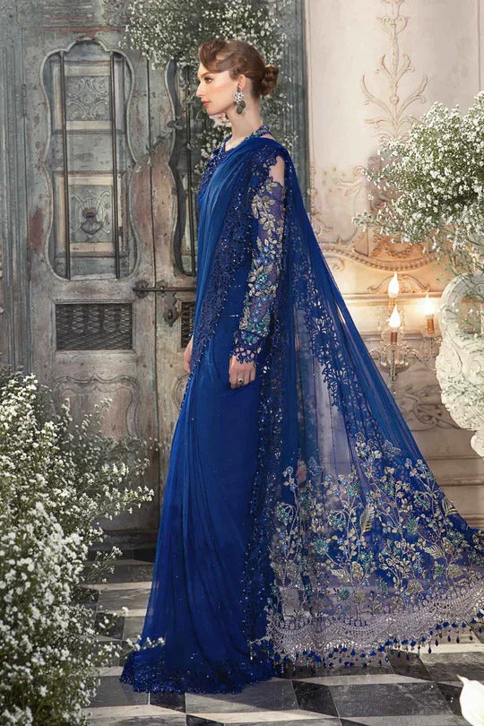 Navy Blue Ready to Wear Saree