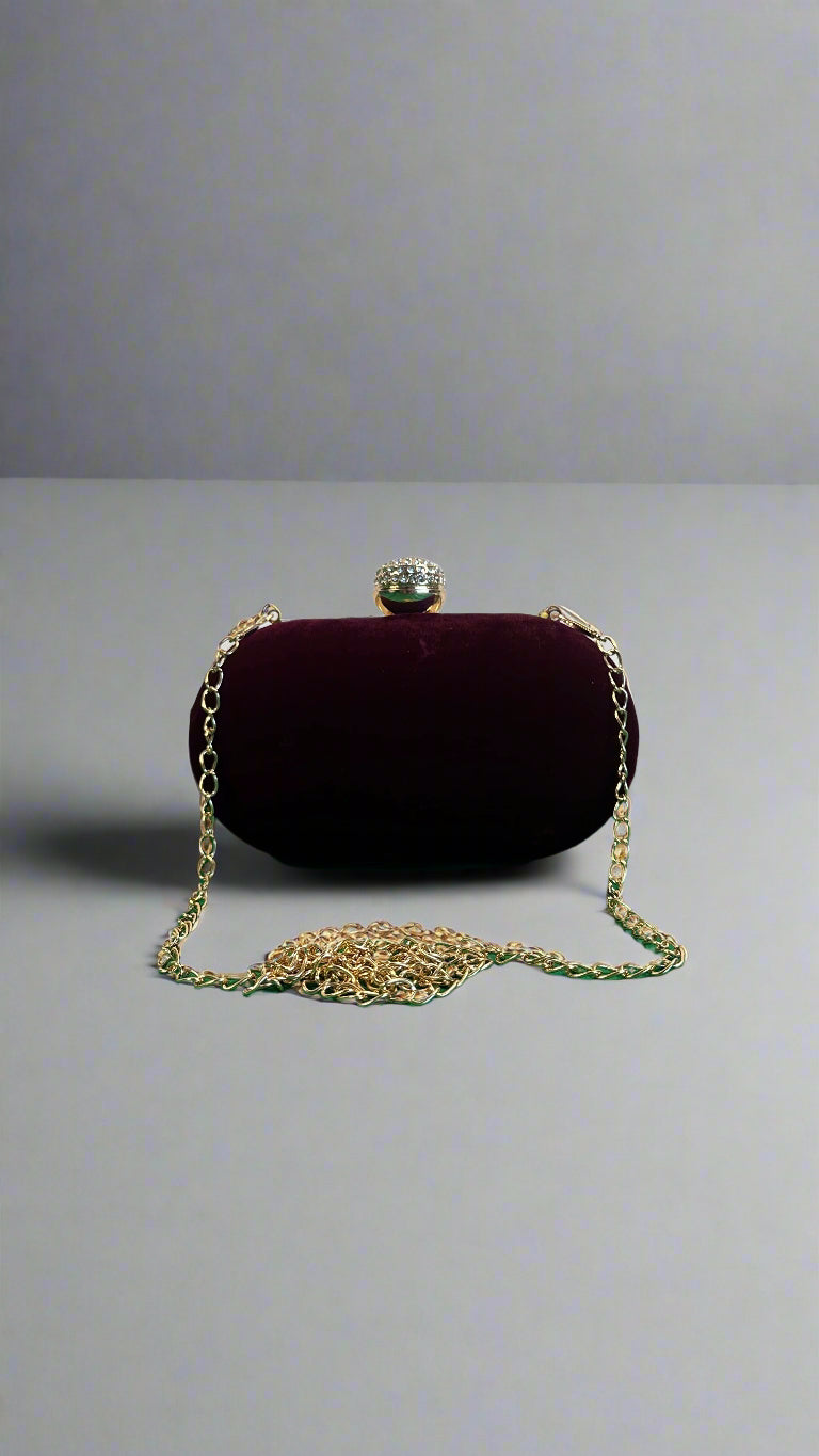 Maroon Zardozi, Pearl And Stone Work