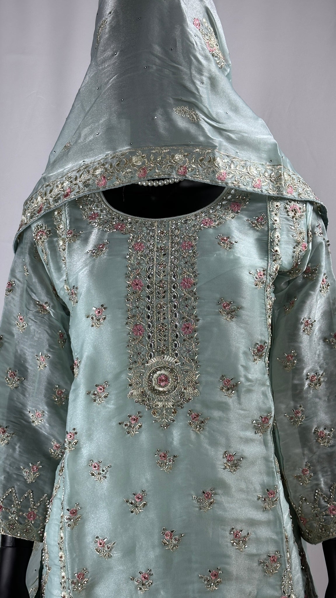 Pakistani style straight cut suit