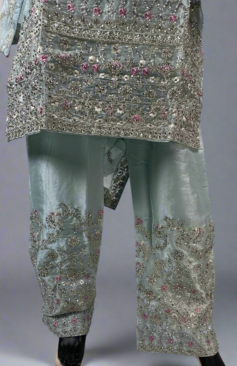Pakistani style straight cut suit