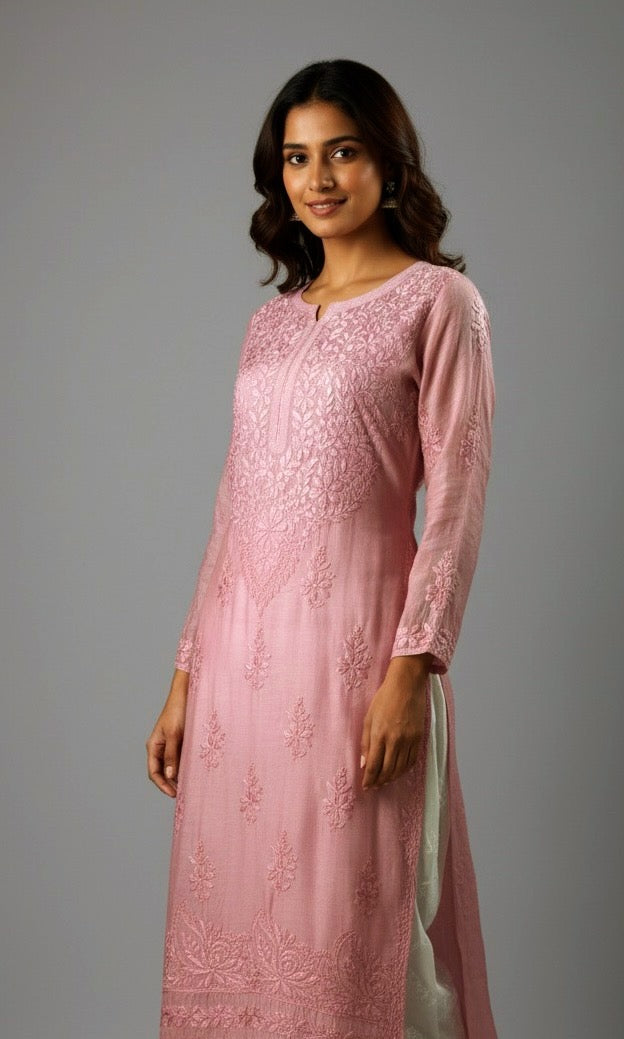 Tulip Style Chikankari 2 Piece Set