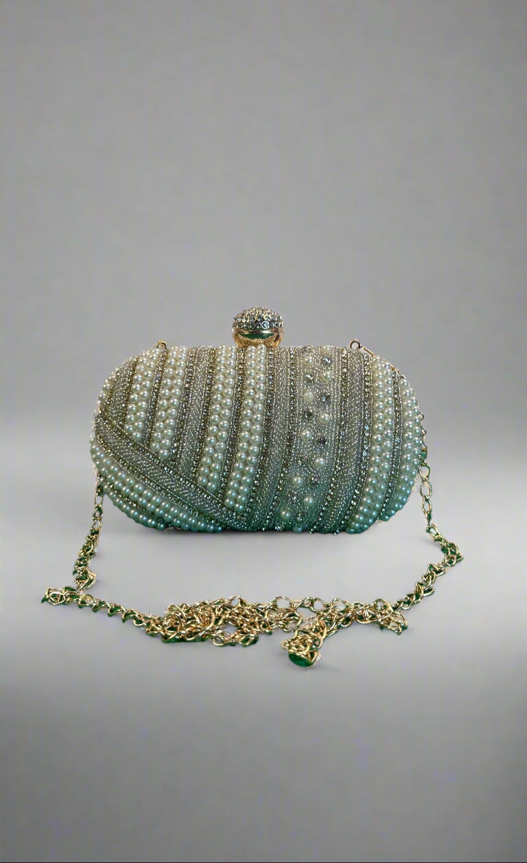 Silver Pearl, Stone and Cut Dana Work