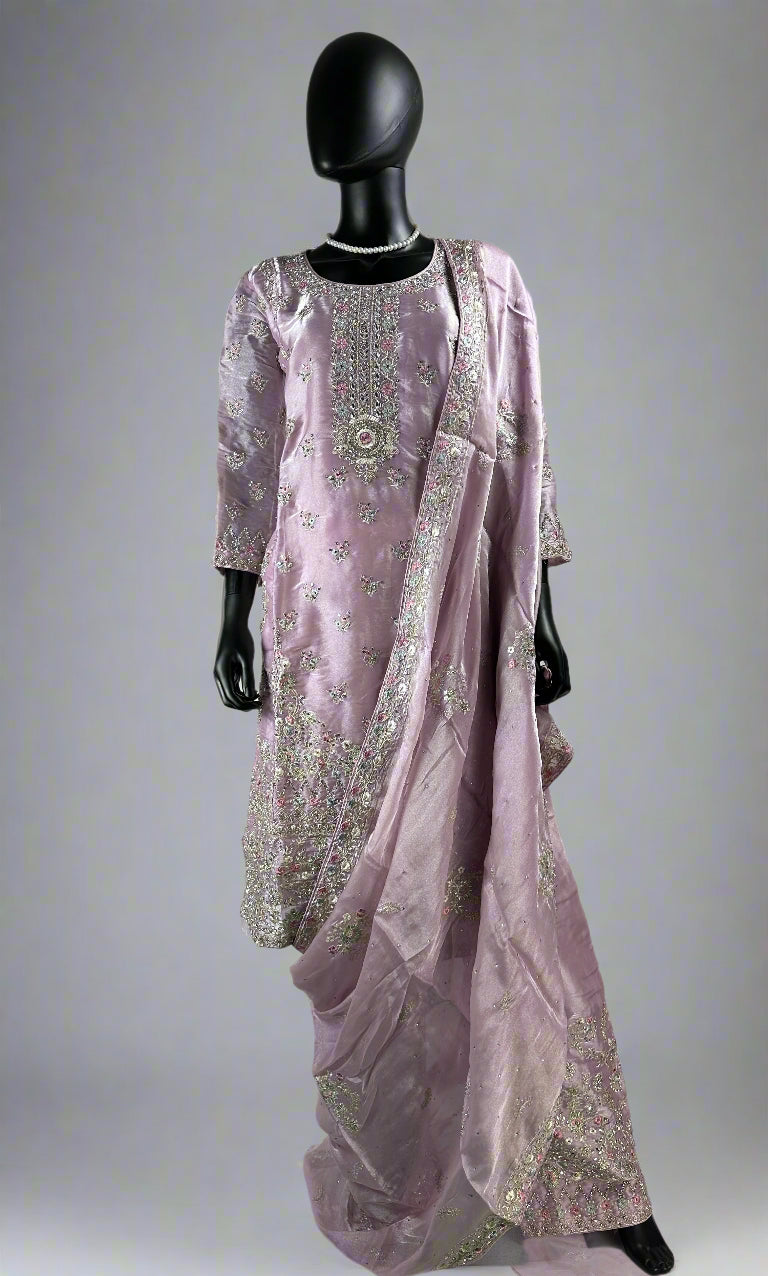 Pakistani style straight cut suit