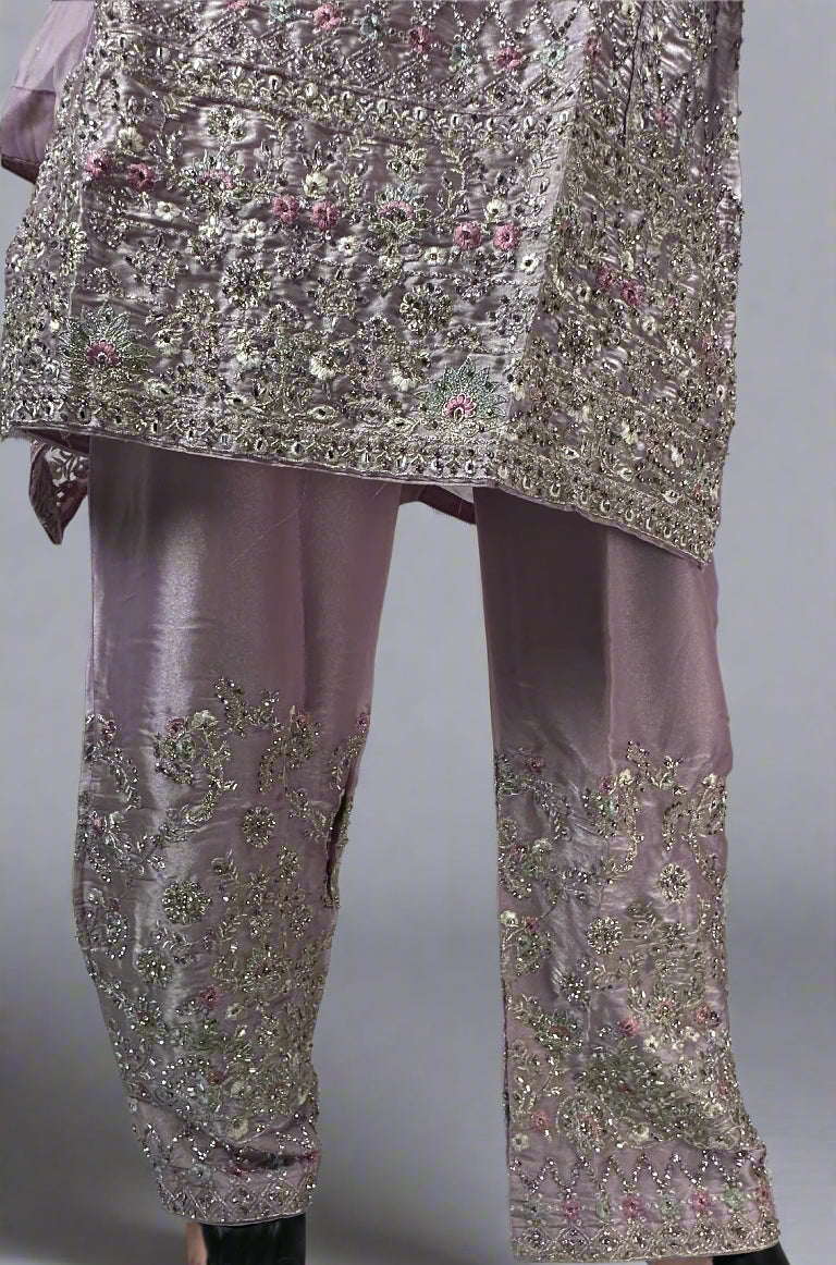 Pakistani style straight cut suit