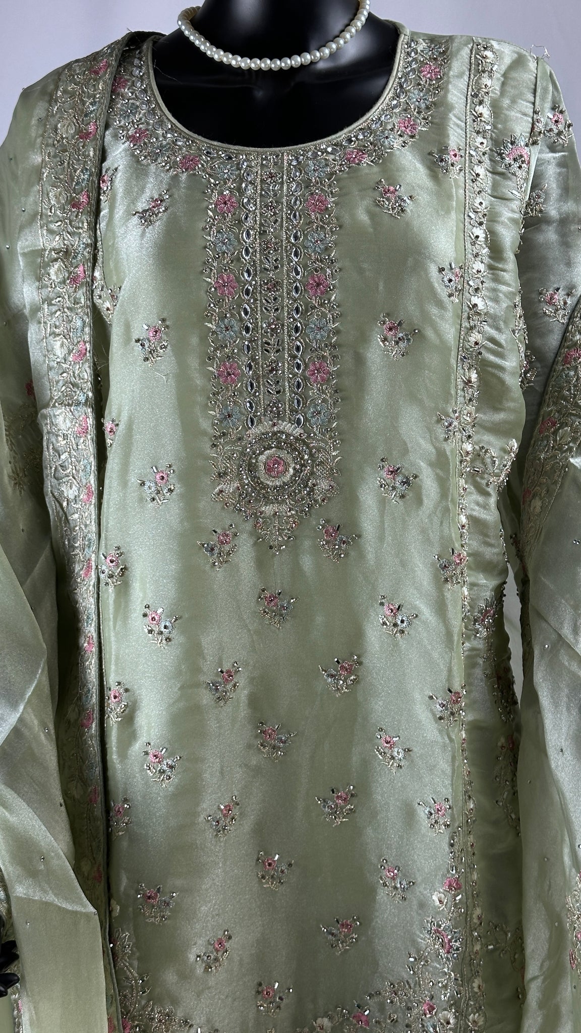 Pakistani style straight cut suit
