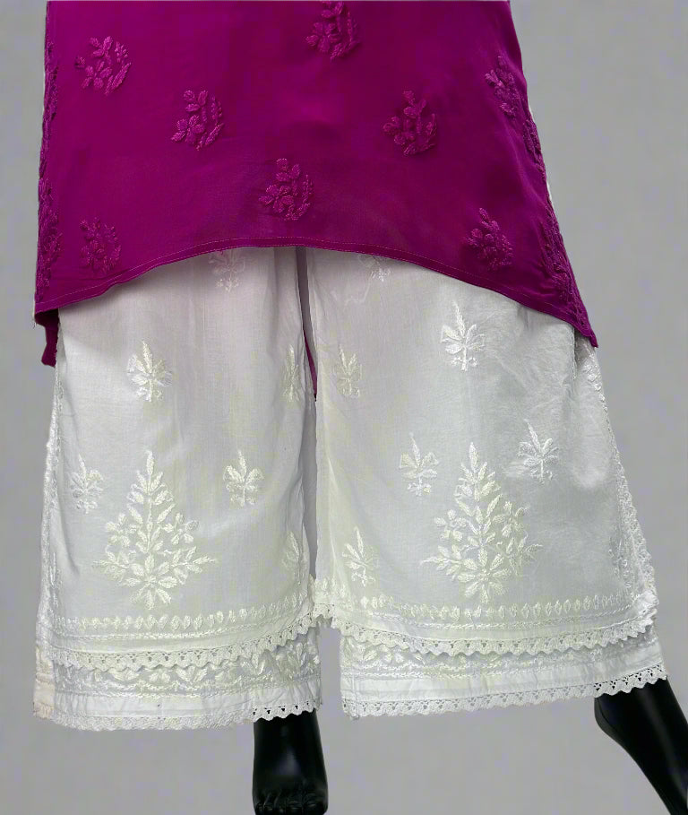 Dark Pink Chikankari 2 Piece Set