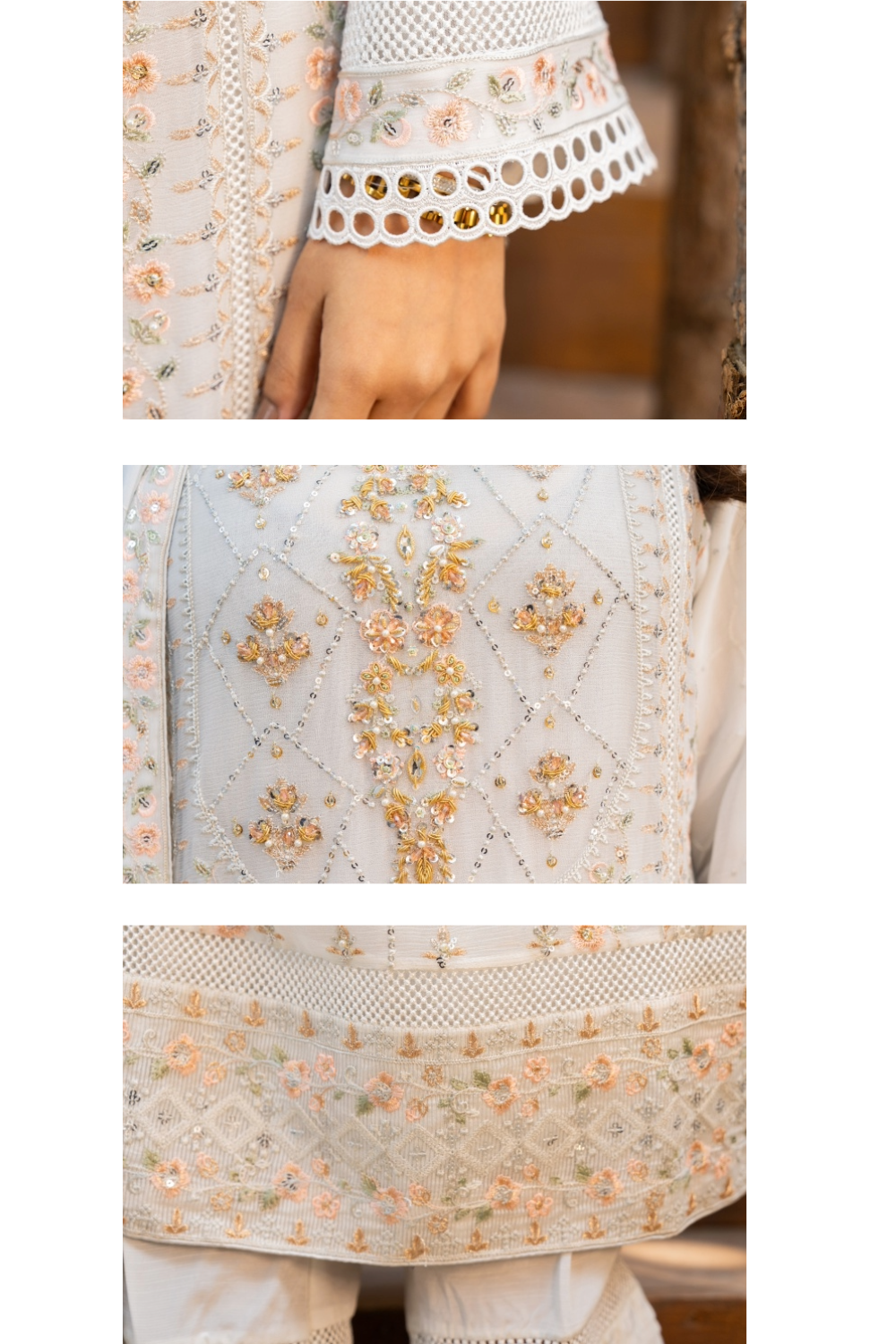 White Pakistani Suit