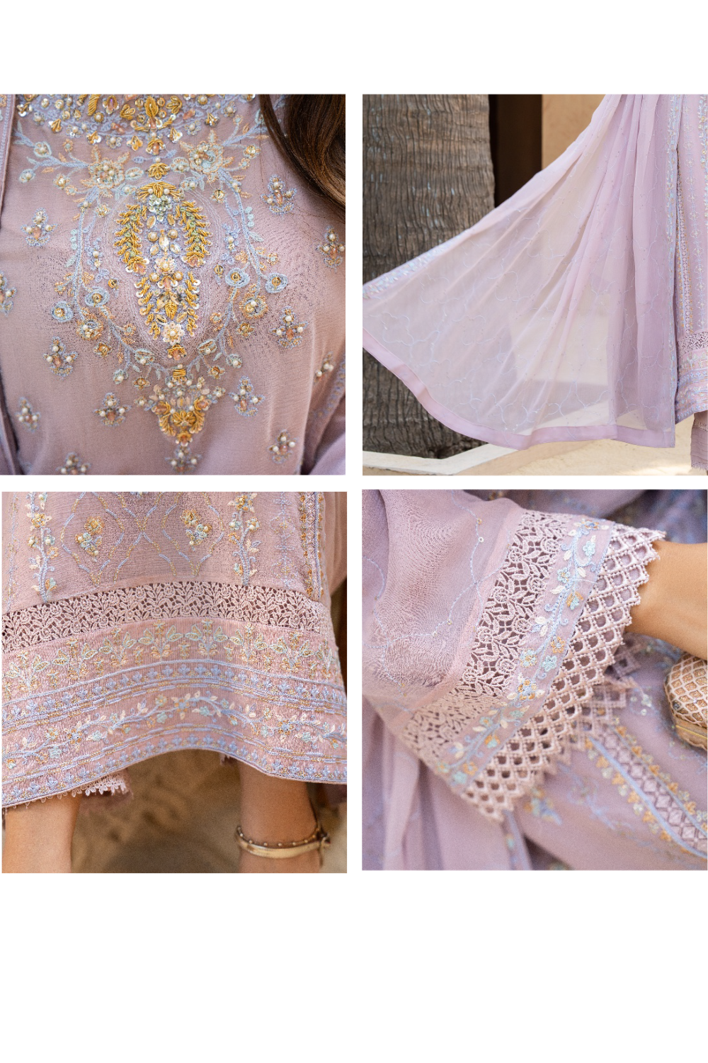 Violet Pakistani  Suit