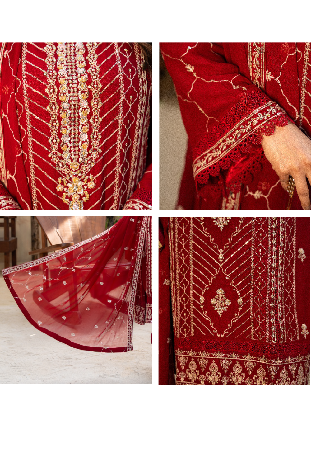 Maroon Pakistani Suit