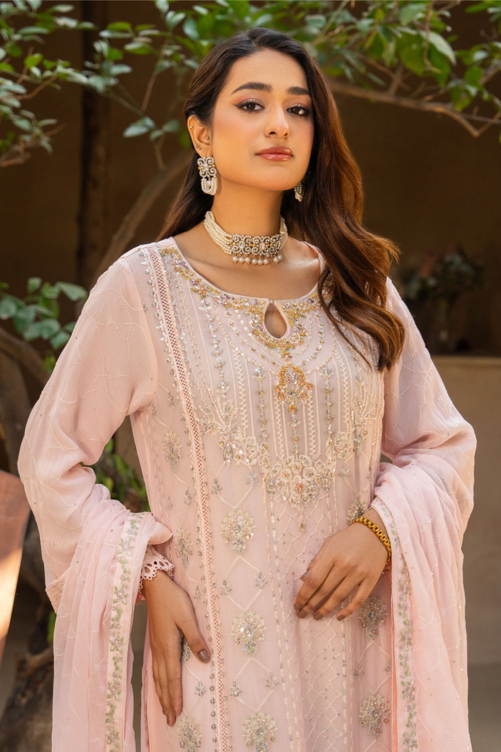 Light Pink Pakistani  Suit