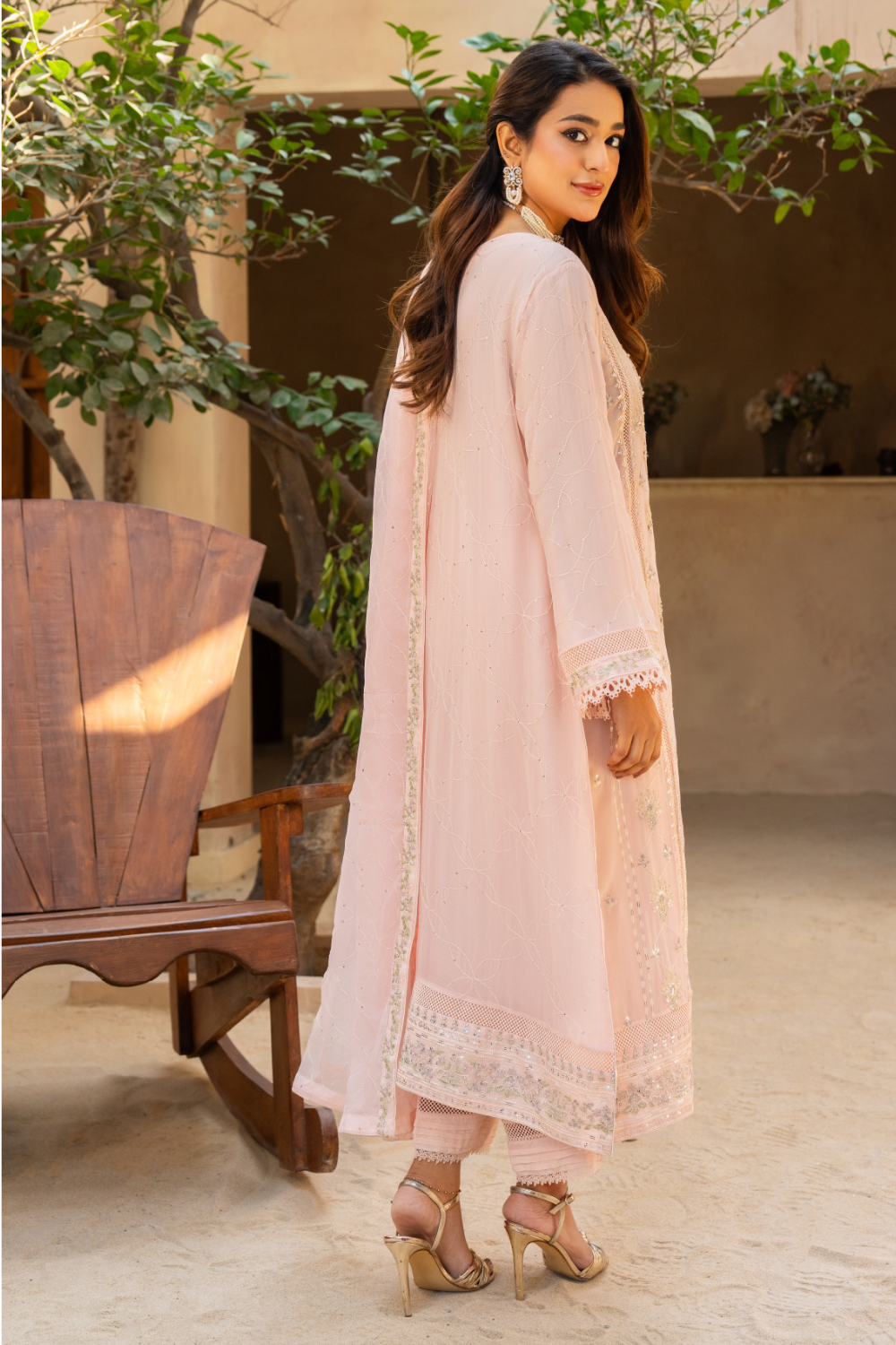 Light Pink Pakistani  Suit