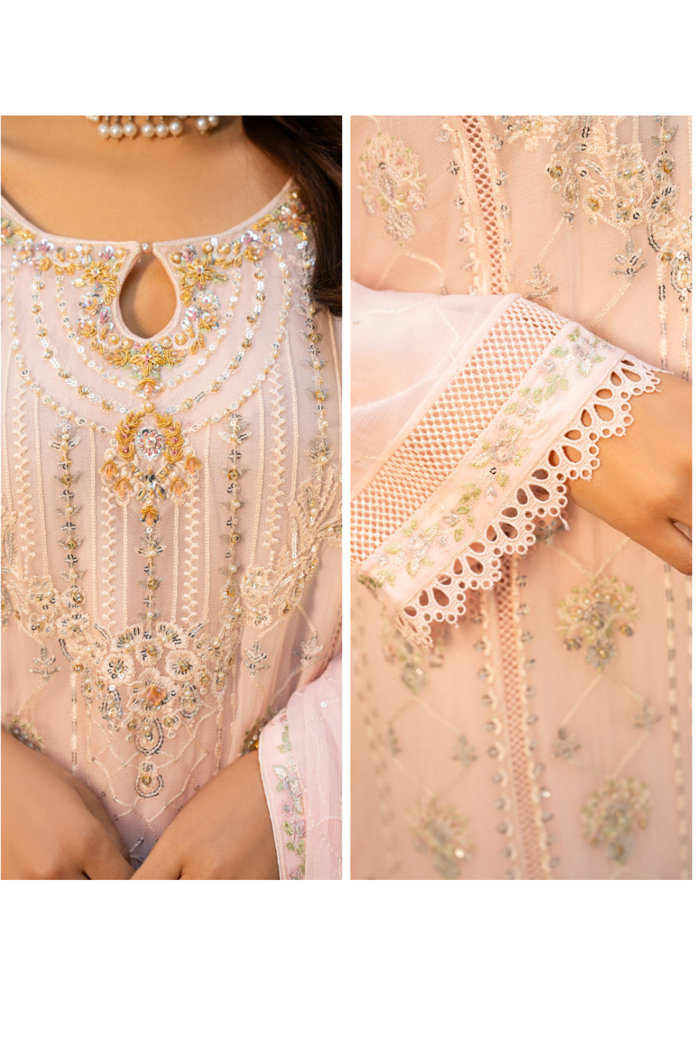 Light Pink Pakistani  Suit